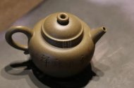 《大彬圈鈕》紫砂茶具茶壺助理工藝美術(shù)師純手工頂級青段蟹殼青