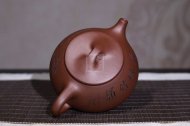 《石瓢》宜興紫砂壺助理工藝美術(shù)師手工茶壺茶具底槽青石瓢