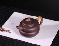 《福祿》宜興紫砂壺葫蘆紫砂泡茶壺紫泥手工工藝美術師紫砂茶具