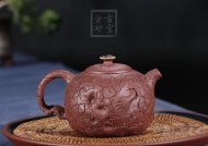 《龍供春》宜興紫砂壺工藝美術師手工紫泥供春茶壺茶具