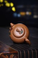 《閑情逸致》宜興紫砂壺全手工工藝美術(shù)師茶具純泡茶壺七彩桂花砂