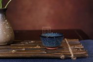 《全手工天目釉窯變品茗杯》宜興紫砂壺名師手工紫砂金絲西施泡茶壺