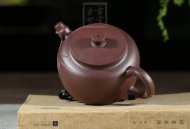 《品竹壺》宜興紫砂壺紫泥助理工藝美術(shù)師全手工茶壺茶具