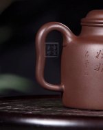 《高德鐘》宜興紫泥高級工藝美術(shù)師手工紫砂壺茶具德鐘