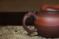 《雙色神龍》宜興紫砂壺名家工藝美術(shù)師純手工紫泥泡茶壺茶具套裝