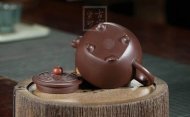 《龍鳳呈祥》宜興紫砂壺全手工茶壺茶具紫泥