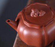 《獅球壺》紫砂壺宜興手工泡茶壺獅球茶具清水泥茶壺