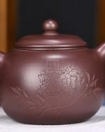 《匏尊》宜興100目細紫泥紫砂壺全純手工茗家匏尊紫砂茶壺