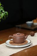 《漢瓦》宜興紫砂壺工藝美術(shù)師純手工料七彩砂中壺茶具泡茶壺漢瓦