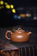 《閑情逸致》宜興紫砂壺全手工工藝美術(shù)師茶具純泡茶壺七彩桂花砂