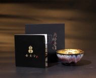 《鎏金歲月品茗杯》宜興手工紫砂壺泡茶壺茶具