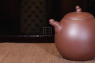 《佛肚竹》宜興紫砂壺工藝美術(shù)師手工紫泥茶壺具