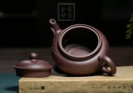 《禪竹壺》宜興紫砂壺助理工藝美術(shù)師手工名家家用禮品茶具套裝紫泥