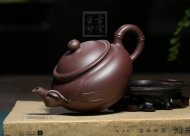 《禪竹壺》宜興紫砂壺助理工藝美術(shù)師手工名家家用禮品茶具套裝紫泥