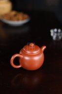 《孟臣款匏尊》紫砂壺宜興手工朱泥匏尊茶壺茶具