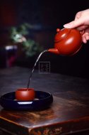 《水平》紫砂壺茶具水平大紅袍壺全手工茶壺