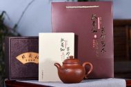 《古韻蓮子》宜興工藝美術(shù)師工紫砂壺底槽青掇球茶壺茶具